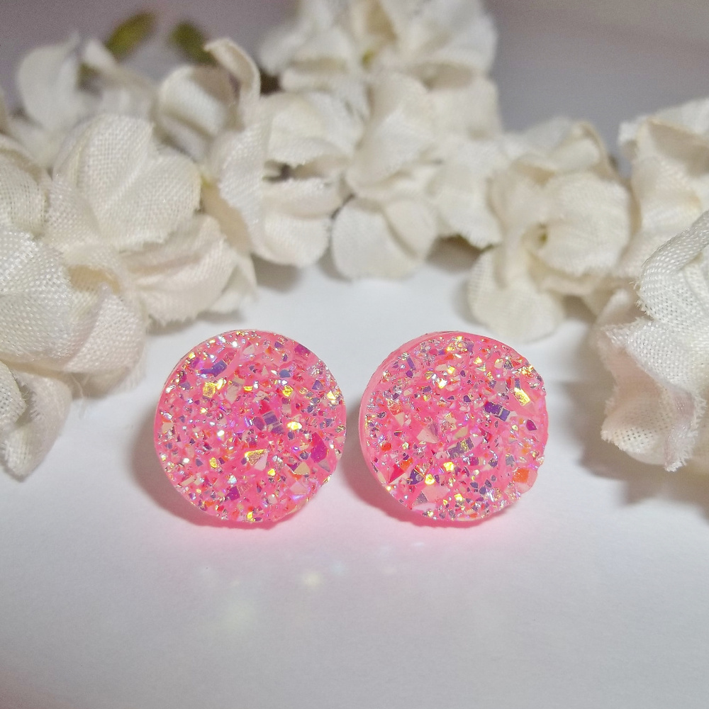Pink Earring, Earring, Earring, Earring, Earring, Earring, Earring, Earring 3841 - Picture 7 of 9